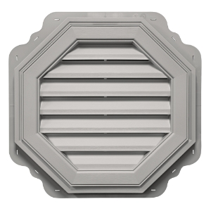 22 in. Octagon Louver Gable Vent CT Graystone 171