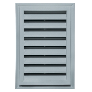 12 in. x 18 in. Rectangle Louver Gable Vent #126 CT Oxford Blue