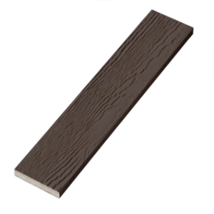 Diamond Kote® 4/4 in. x 4 in. x 16 ft. Woodgrain Trim Umber