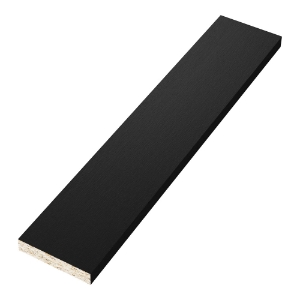 Diamond Kote® 4/4 in. x 4 in. x 16 ft. Brushed Smooth Trim Onyx