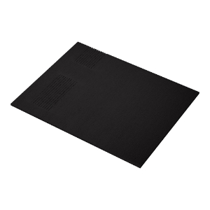 Diamond Kote® 3/8 in. x 24 in. x 16 ft. Vented Soffit Brushed Smooth Onyx