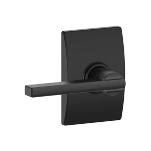 F10 Passage Latitude Lever w/Century trim 622 Matte Black - Box Pack