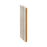 Diamond Kote® 5/4 in. x 4 in. x 16 ft. Rabbeted Woodgrain Trim w/Nail Fin Mahogany - 2 per pack