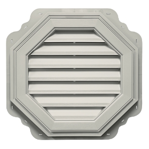 #017 22" Octagon Louver Silver Gray 1/Ct (Color Match: Royal Sterling)