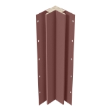 Diamond Kote® 5/4 in. x 3 in. x 16 ft. Rabbeted Brushed Smooth Inside Corner w/Nail Fin Bordeaux