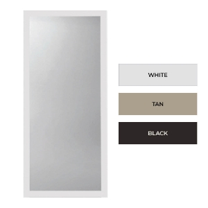 Waudena 100-Series Full View Storm Door 32 in. x 80 in. Black