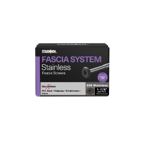 9x1-7/8 SS Fascia Screws-Dark Gray #53 (Dusk, Sierra) 100 Pk
