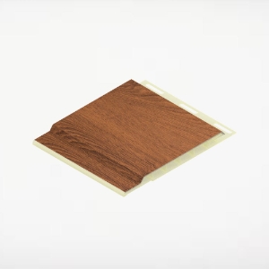 4 in. Solid Soffit 20 ft. Cinnamon Walnut