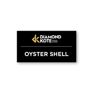 Diamond Kote® ID Signage 4 in. x 2 in.  - Oyster Shell