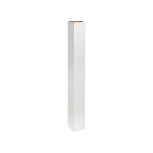 39 in. x 4 in. x 4 in. Composite Post Sleeve Matte White