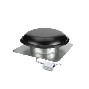 Power Vent Galvanized Steel Dome Black RV26 - 1170 CFM