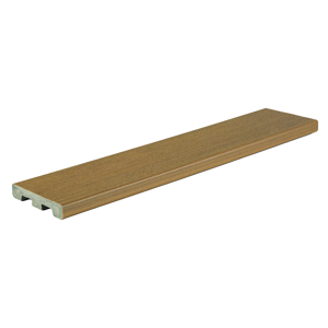 Prime + Scalloped 20 ft. Coconut Husk Solid Deck Board
