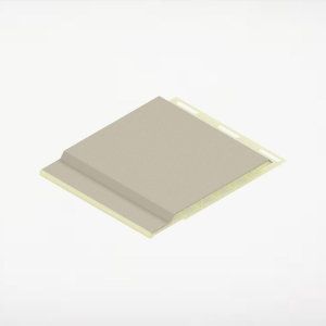 4 in. Solid Soffit 20 ft. Sand Dollar