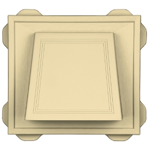 4" Hooded Vent #019 Alabaster