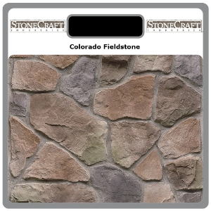 StoneCraft  Colorado Fieldstone Sample Board