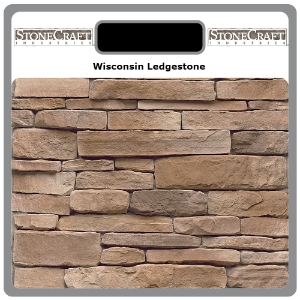 StoneCraft Wisconsin Ledge Stone Sample Board