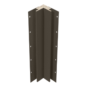Diamond Kote® 5/4 in. x 3 in. x 16 ft. Rabbeted Brushed Smooth Inside Corner w/Nail Fin Coffee