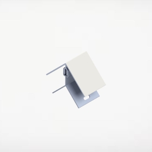 2pc 2 in. Alum/Alum Board & Batten Outside Corner 10 ft. Crystal White 4/pk ChamClad