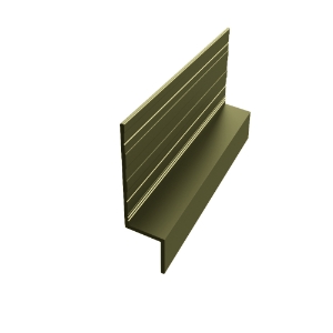 EasyTrim EZ-64 7/16 in. x 10 ft. Horizontal Z Panel Trim Olive