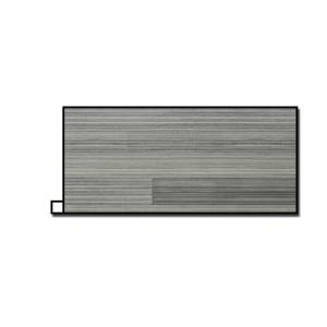 Vesta 8 in. x 10 ft. Driftwood Fascia Lock