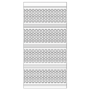 16 in. x 12 ft. Aluminum Full Vent Soffit White 280