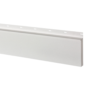 AZEK Trim 5/4 in. x 6 in. x 18 ft. PVC Woodgrain/Smooth  Classic White w/ Integrated Drip Edge AFWB07216