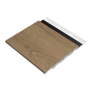 ChamClad Shadowline Wall Panel 1/2 in. x 6 in. x 20 ft. Barrel Oak