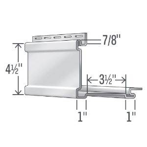 Designer Outside Corner Post 7/8 in. x 5-1/2 in. Royal White