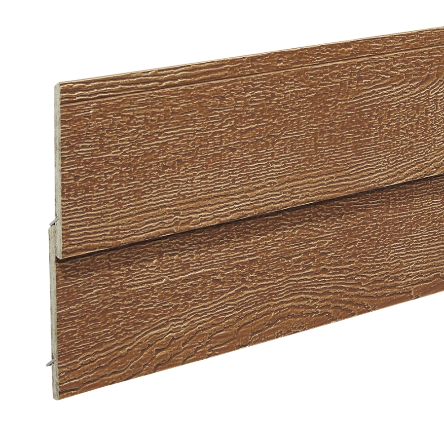 Wausau Supply | 6 in. RigidStack Siding Chestnut Woodgrain