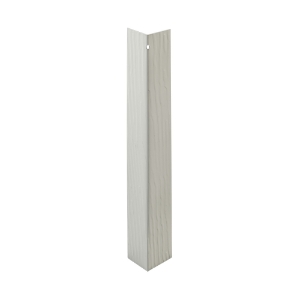 Diamond Kote® Light Gray 3/8 in. x 12 in. Individual Metal Outside Corner Vertical Grain 25/ct