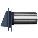 4" Hooded Vent #423 CT Midnight Blue