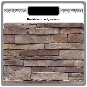 StoneCraft Bucktown Ledge Stone Sample Board