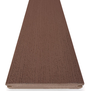 Premier 16 ft. Dark Teak Grooved Deck Board