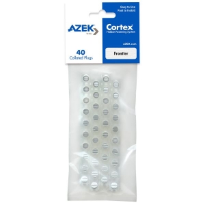 Collated Cortex Plugs WG White 40/Pk AFCTC40PC