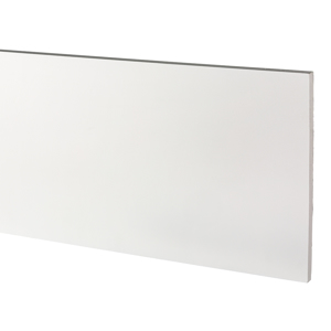 AZEK Trim 5/8 in. x 12 in. x 18 ft. Traditional PVC Smooth Classic White AT06212216