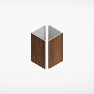 Column Wrap 2-Piece 7 in. x 10 ft. Spanish Redwood