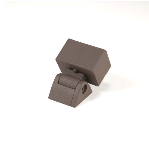 Top and Bottom Rail Stair Brackets,  Textured Bronze (w/screws)