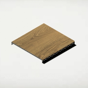 Quick Click Shadowline Soffit 6 in. x 20 ft. Barrel Oak