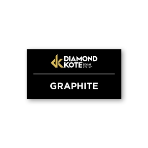 Diamond Kote® ID Signage 4 in. x 2 in. - Graphite