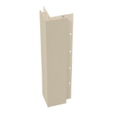 Diamond Kote® 5/4 in. x 4 in. x 16 ft. Rabbeted Brushed Smooth Outside Corner w/Nail Fin Oyster Shell - 1 per pack