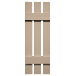 12 in. x 35 in. Board-N-Batten Shutter Wicker #023