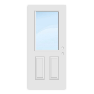 2868 2P 1/2 LiteHinge Left, Right-Hand Outswing Double Bore 2-3/8 in. 4-9/16 in. Brickmold Spring Hinge No Fire Label