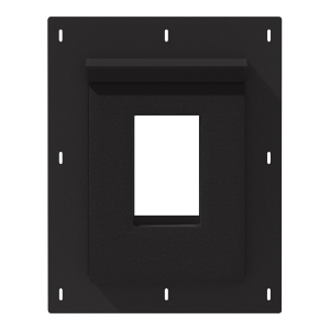 Diamond Kote® RigidMount Receptacle Mount Block Brushed Smooth Onyx