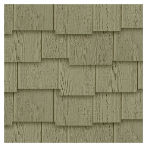 Diamond Kote® 7 in. RigidShake Staggered Edge Enhanced Rain Line Olive