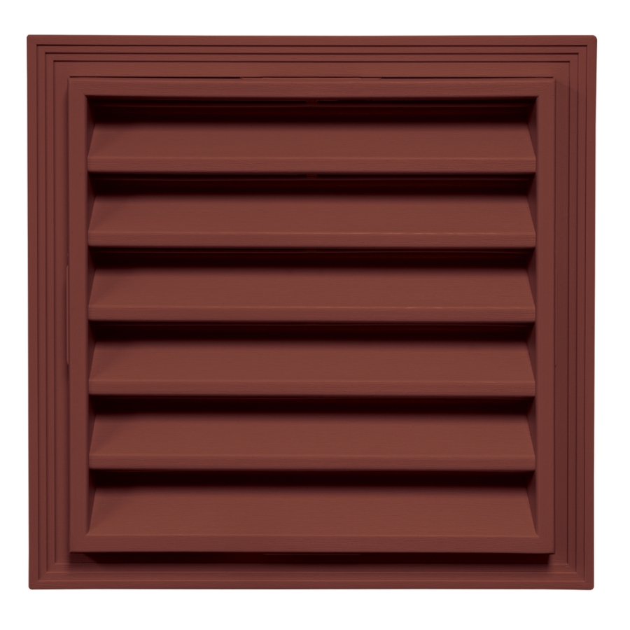 Wausau Supply | #027 12X12 Square Louver Burgund Red 1/Ct
