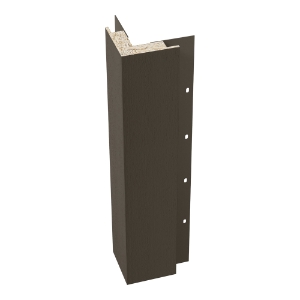 Diamond Kote® 5/4 in. x 4 in. x 16 ft. Rabbeted Brushed Smooth Outside Corner w/Nail Fin Coffee - 1 per pack