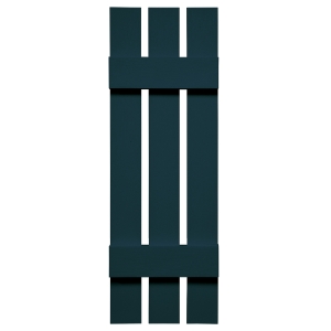 12 in. x 59 in. Board-N-Batten Shutter Midnight Blue #166