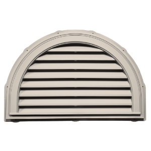 #048 34X22 Half Round Louver (Color Match: Royal Sand)