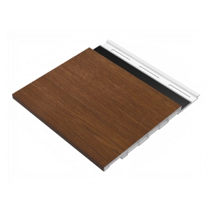 ChamClad Shadowline Wall Panel 1/2 in. x 6 in. x 16 ft. Harvest Walnut