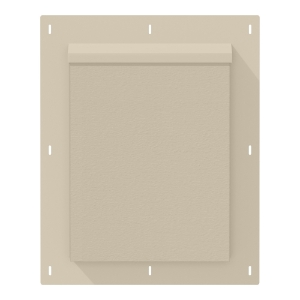 Diamond Kote® RigidMount Blank Universal Mount Block Brushed Smooth Oyster Shell